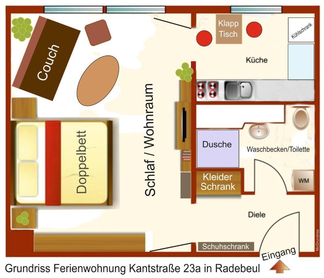 Ferien-Und Gaestewohnung 拉德博伊尔 外观 照片